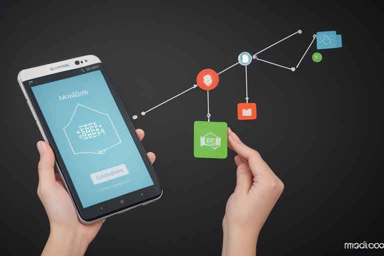 Kako napraviti mobilnu aplikaciju - infografika koja prikazuje korake pri korištenju mobilne aplikacije